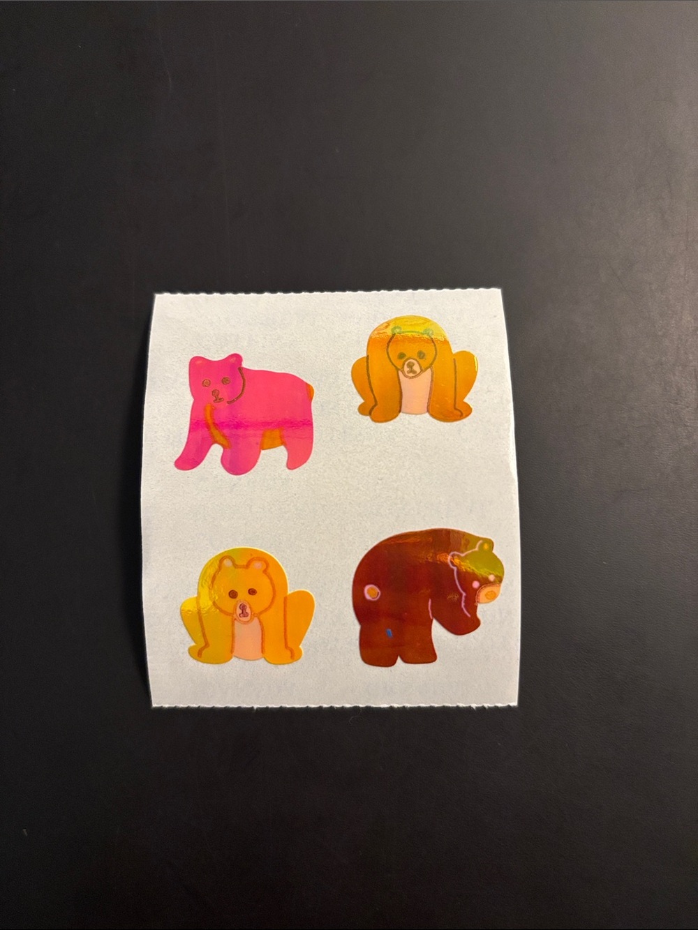 Cotrin Bears Pearly Sticker Mod Vintage 80's